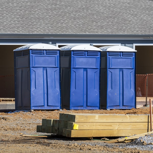 how do you ensure the porta potties are secure and safe from vandalism during an event in Blanding